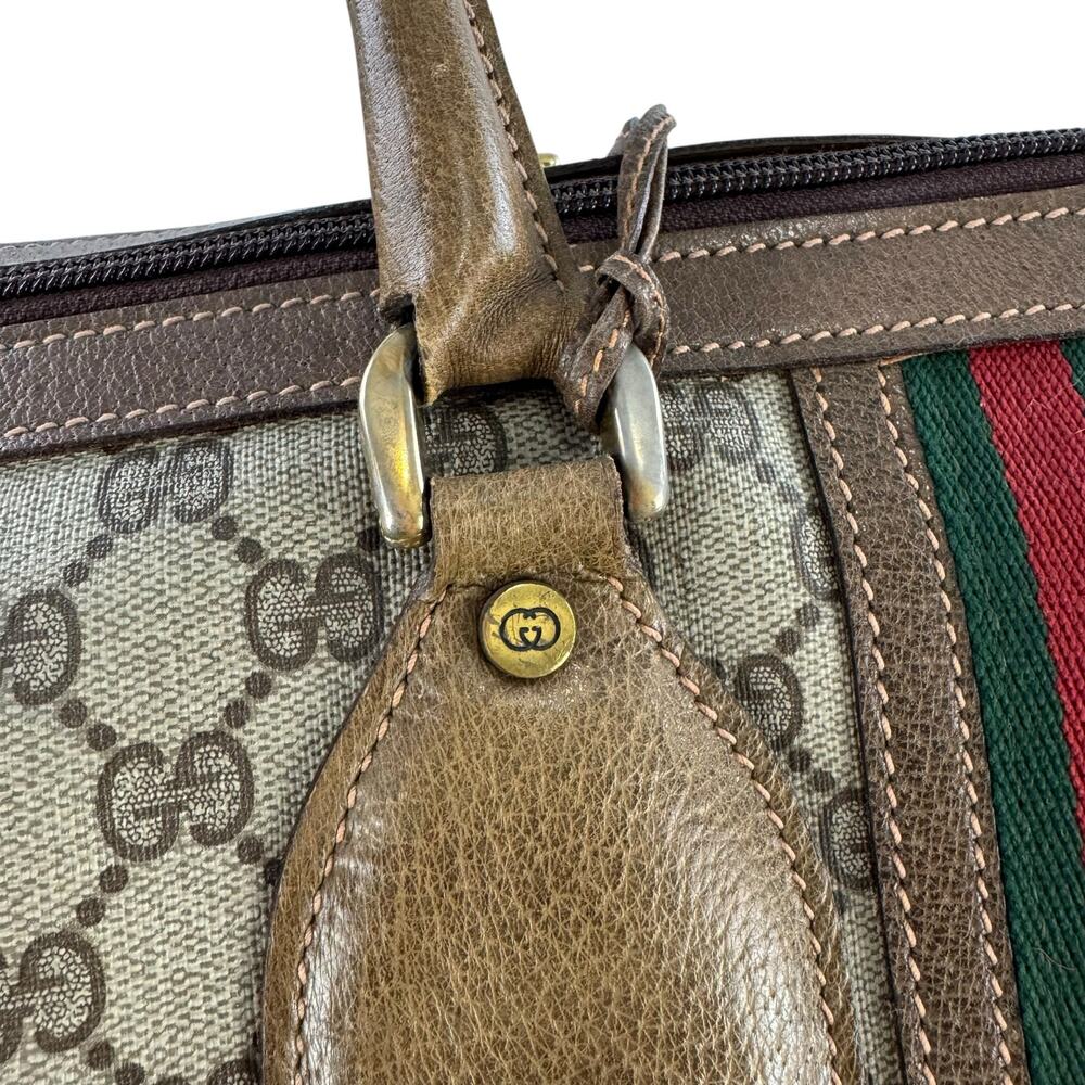 Gucci Vintage Monogram Sherry Line Travel Bag - Picture 13 of 16